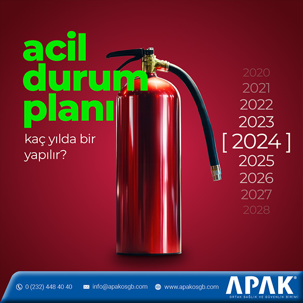 İzmir Acil Durum Planı Kaç Yılda Bir Yapılır?