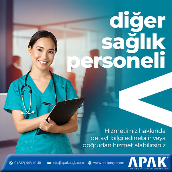 Diğer Sağlık Personeli Hizmetleri İzmir 