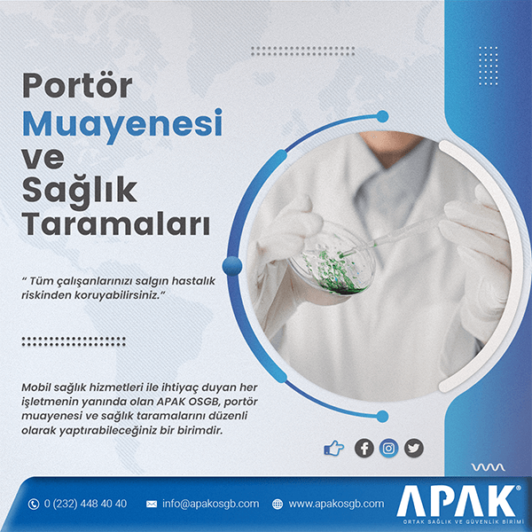 İzmir Portör Muayeneleri